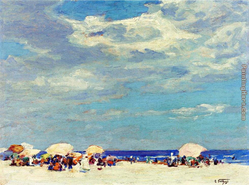 Beach Scene 2 painting - Edward Henry Potthast Beach Scene 2 art painting